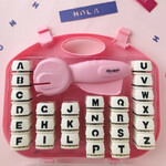 Perforadora Ibi Craft Set Valija Alfaberto 26 Letras 655938